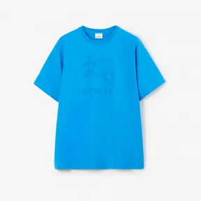 博百利/Burberry 马术骑士徽标棉质 T 恤衫 80727571