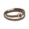 宝格丽/Bvlgari bvlgari bvlgari man 女士 手链 bvlgari  男士皮革手链 293874 