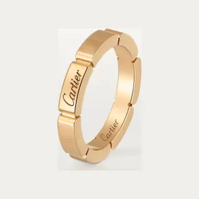 卡地亚/Cartier B4079900 - Maillon Panthère结婚戒指 18K黄金 - 黄金