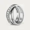 卡地亚/Cartier B4095800 Etincelle de Cartier戒指 18K白金 白金 钻石 