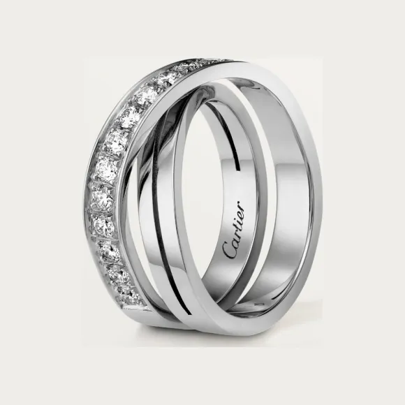 卡地亚/Cartier B4095800 Etincelle de Cartier戒指 18K白金 白金 钻石 