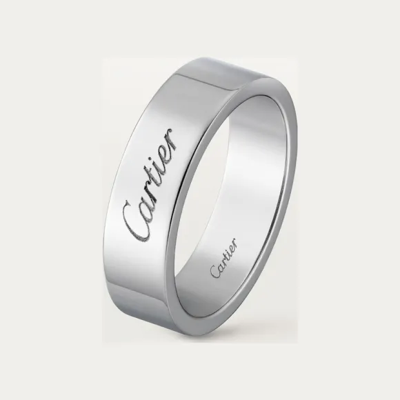 卡地亚/Cartier B4210100 - C de Cartier戒指 宽5毫米 铂金 - 铂金