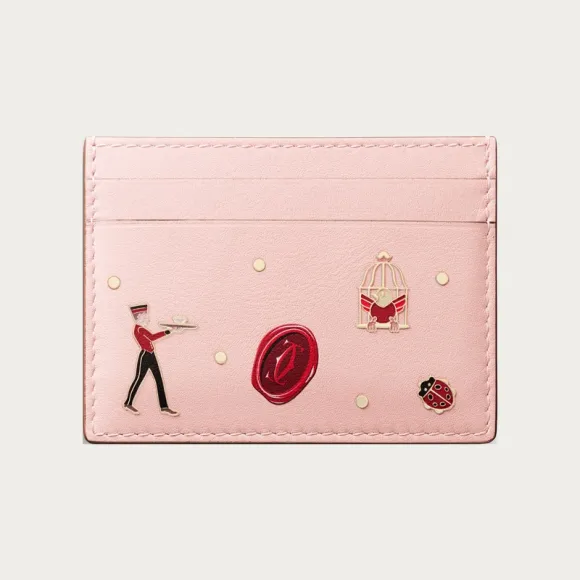 卡地亚/Cartier L3002002 小皮具 Classique系列 浅粉色 淡粉色小牛皮 