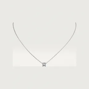 卡地亚/Cartier N7405500 - C de Cartier吊坠项链 镶嵌圆形明亮式切割钻石 18K白金 - 白金 钻石