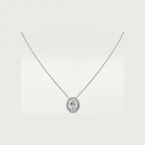 卡地亚/Cartier N7424257 - Cartier Destinée吊坠项链 镶嵌椭圆形切割钻石 铺镶钻石  铂金 -  铂金 钻石