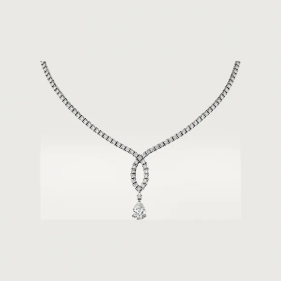卡地亚/Cartier N7424390 高级珠宝项链 18K白金 白金 钻石 