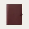 卡地亚/Cartier OG000513 Must de Cartier大号款记事本封套 酒红色小牛皮 镀金饰面 