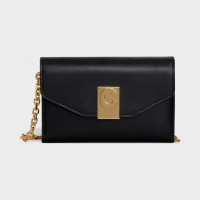 思琳/Celine 女士 C系列 iPhone X和iPhone XS亮泽光滑小牛皮手机包 10C543BLJ.38NO