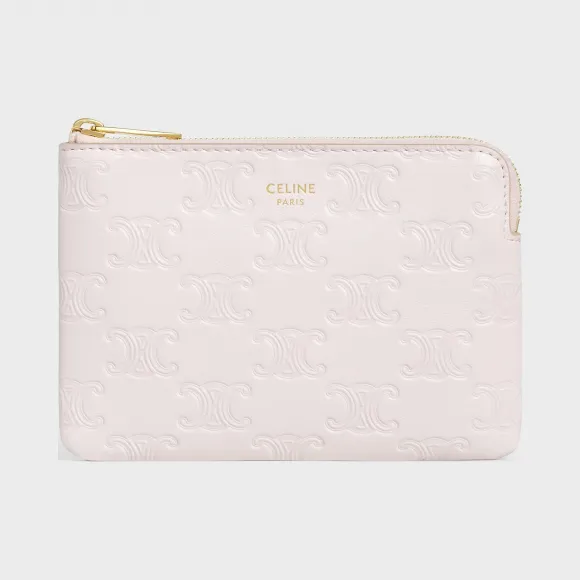 思琳/Celine 女士 压花光滑小牛皮配钩扣零钱卡包 10C663BFU.25PQ