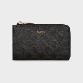 思琳/Celine 标志印花拉链零钱包 10D862CCO.04BT