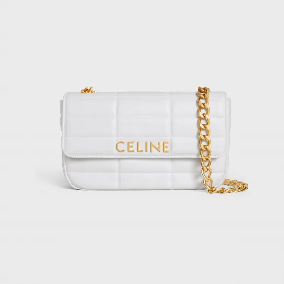 思琳/Celine 女士 MATELASSE MONOCHROME绗缝牛皮革链条肩背包 111273EYD.38NO