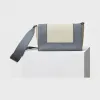 思琳/Celine  Frame中号妆墨灰和亚麻色亮泽光滑小牛皮肩背包 180263AQO.10KN