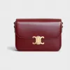 思琳/Celine 女士 Triomphe中号亮泽小牛皮肩背包 187363BF4.28LB