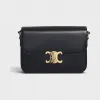 思琳/Celine 女士 Triomphe中号亮泽小牛皮肩背包 187363BF4.38NO