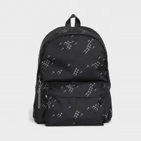 思琳/Celine 男士 中号箭头图案印花尼龙双肩包 188382BHS.38AW