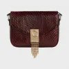 思琳/Celine 女士 C Bag 小号饰流苏水蛇皮手袋 188504BET.19BR
