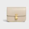 思琳/Celine 女士 Classic中号抛光小牛皮手袋 189173DLS.03LX