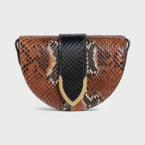 思琳/Celine 女士 蟒蛇皮和水蛇皮中号金属腰包 191324BUK.04FG
