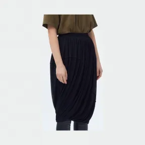 思琳/Celine  轻薄绉绸平纹郁金香型半裙 22Q31426A.38NO