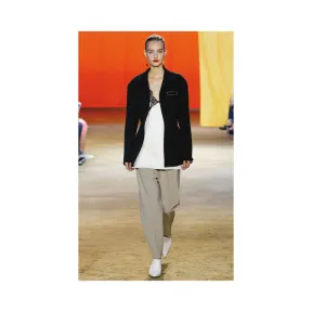 思琳/Celine  黑色复合工艺涂层外套 25N425341.38NO