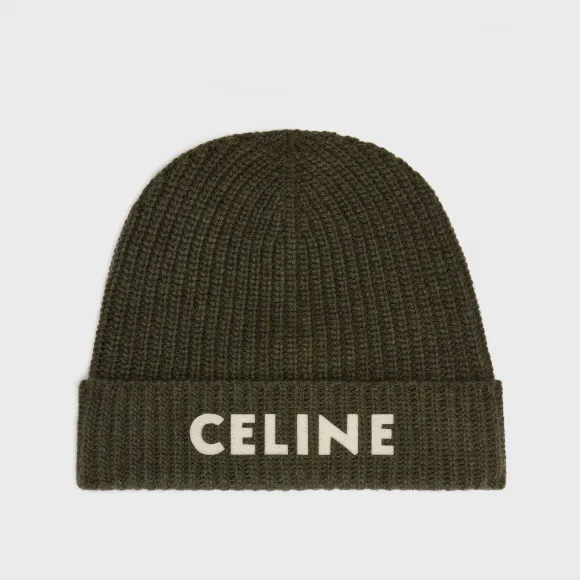 思琳/Celine 罗纹羊毛无檐帽 2AE2I423P.08GC