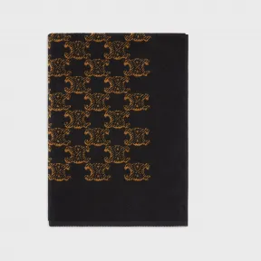 思琳/Celine 毛圈棉质交织字母沙滩巾 2AR03774V.12MC
