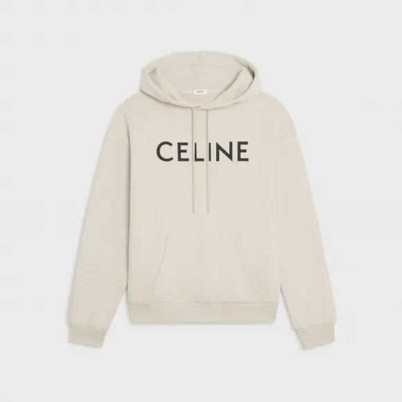 思琳/Celine 棉质抓绒宽松连帽衫 2Y321765N.01CB