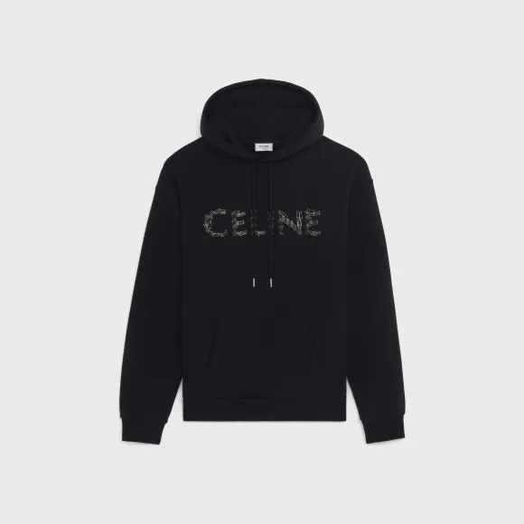 思琳/Celine CELINE PINES棉质抓绒宽松连帽衫 2Y697670Q.38NO.L
