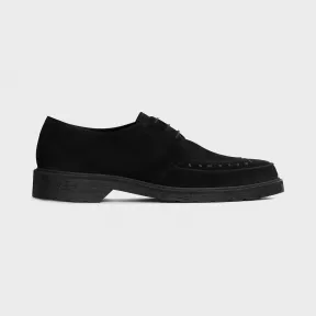 思琳/Celine 男士 CELINE CREEPERS 反毛小牛皮和漆面小牛皮编织德比鞋 334853239C.38NO