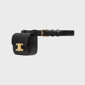 思琳/Celine TRIOMPHE亮泽牛皮革腰带式腰包 45BCN2AH3.04LU