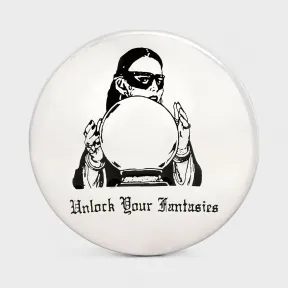 思琳/Celine 男士 Unlock Your Fantasies 标准纯银和珐琅心灵徽章 46R906SSE.38NO