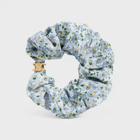 思琳/Celine 女士 Scrunchy Celine Daisies 金色饰面黄铜和丝绸手链 - 金色/浅蓝色 46X672SIB.05GL