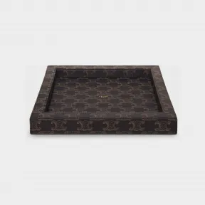 思琳/Celine 标志印花羊皮革正方形托盘 4M3843ALP.04BT