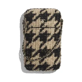 香奈儿/Chanel 米色与黑. 链子小包 A94471_B01427_MH040