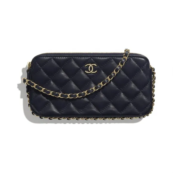 香奈儿/Chanel 海军蓝. 链子小包 AP0738_B01129_N4858