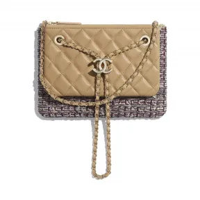 香奈儿/Chanel 米色、酒红、乳白与海军蓝. 链子小包 AP1074_B01974_N5509