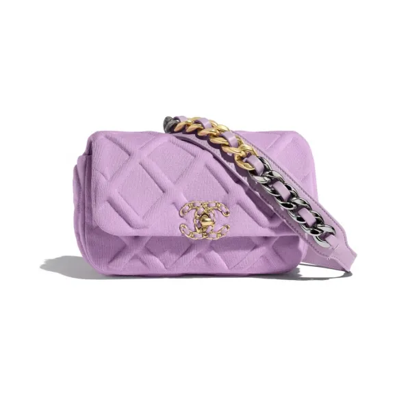 香奈儿/Chanel 淡紫. CHANEL 19腰包 AS1163_B01904_N5459