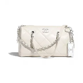 香奈儿/Chanel 白. 小号保龄球包 AS1321_B01883_10601