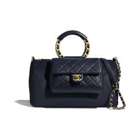 香奈儿/Chanel 海军蓝. 保龄球包 AS1359_B01960_N5336