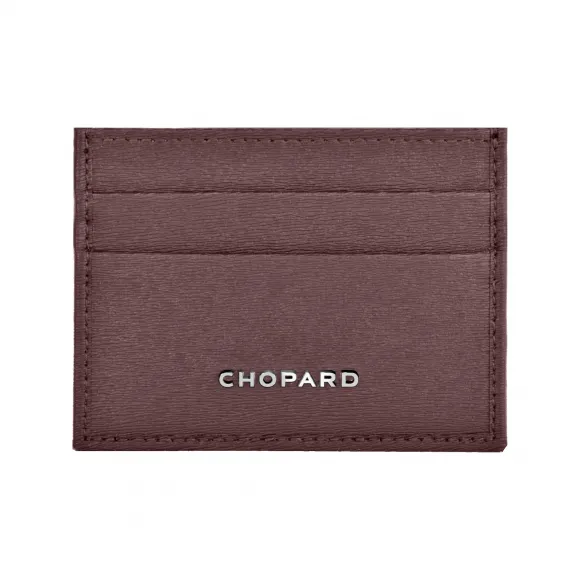 萧邦/Chopard 小号卡片夹 波尔多红粒面小牛皮 | 95012-0365