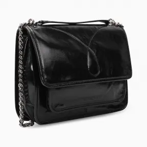 卡尔文·克莱恩/Calvin Klein CALVIN KLEIN 女装Logo翻盖链条单肩包DH2247U8300-配件系列