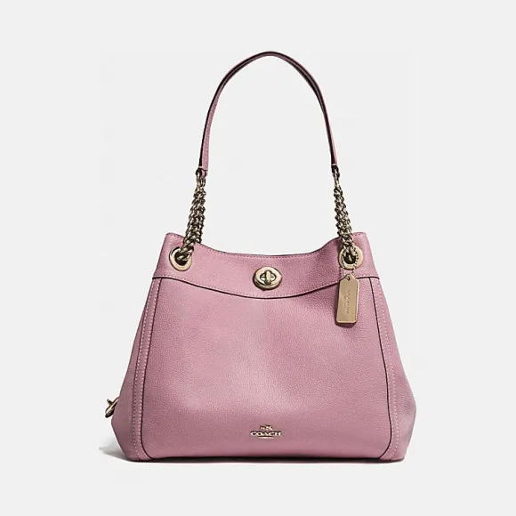 蔻驰/Coach 抛光粒面皮革EDIE单肩包 36855_LIROS