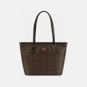 蔻驰/Coach 经典标志CITY拉链托特包 58292-IMAA8