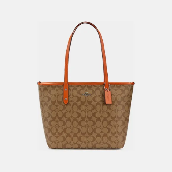 蔻驰/Coach 经典标志CITY拉链托特包 58292-SVP61