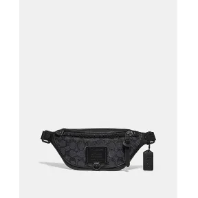 蔻驰/Coach 经典标志帆布RIVINGTON 7号腰包 76187_QBCHR