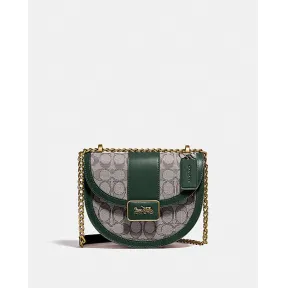 蔻驰/Coach 经典标志提花织物ALIE马鞍包 C5865-B4SZU