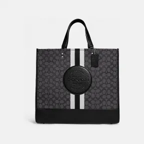 蔻驰/Coach 经典提花织物条纹和COACH贴饰DEMPSEY 40号托特包 C8418-SVRT6