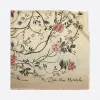 迪奥/Dior 白色羊毛、羊绒和桑蚕丝 Dior Rose Mutabilis 围巾 02DRM140I147-C069