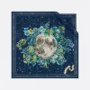 迪奥/Dior Dior 印花方巾 90 厘米海军蓝色桑蚕丝斜纹面料 Dior Zodiac 印花 15ZOD090I607_C540_TU