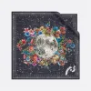 迪奥/Dior Dior 印花方巾 90 厘米多色桑蚕丝斜纹面料 Dior Zodiac 印花 15ZOD090I607_C556_TU